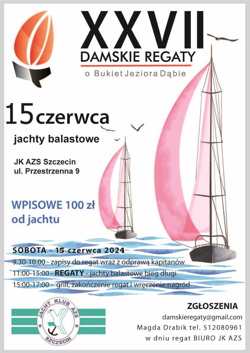 Plakat Damskich Regat 2024